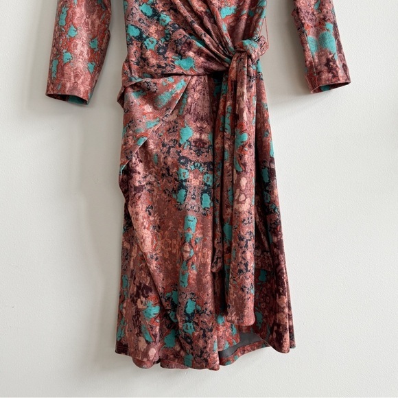 COSTELLO TAGLIAPIETRA • Spongy Floral Wrap Dress - Picture 7 of 14